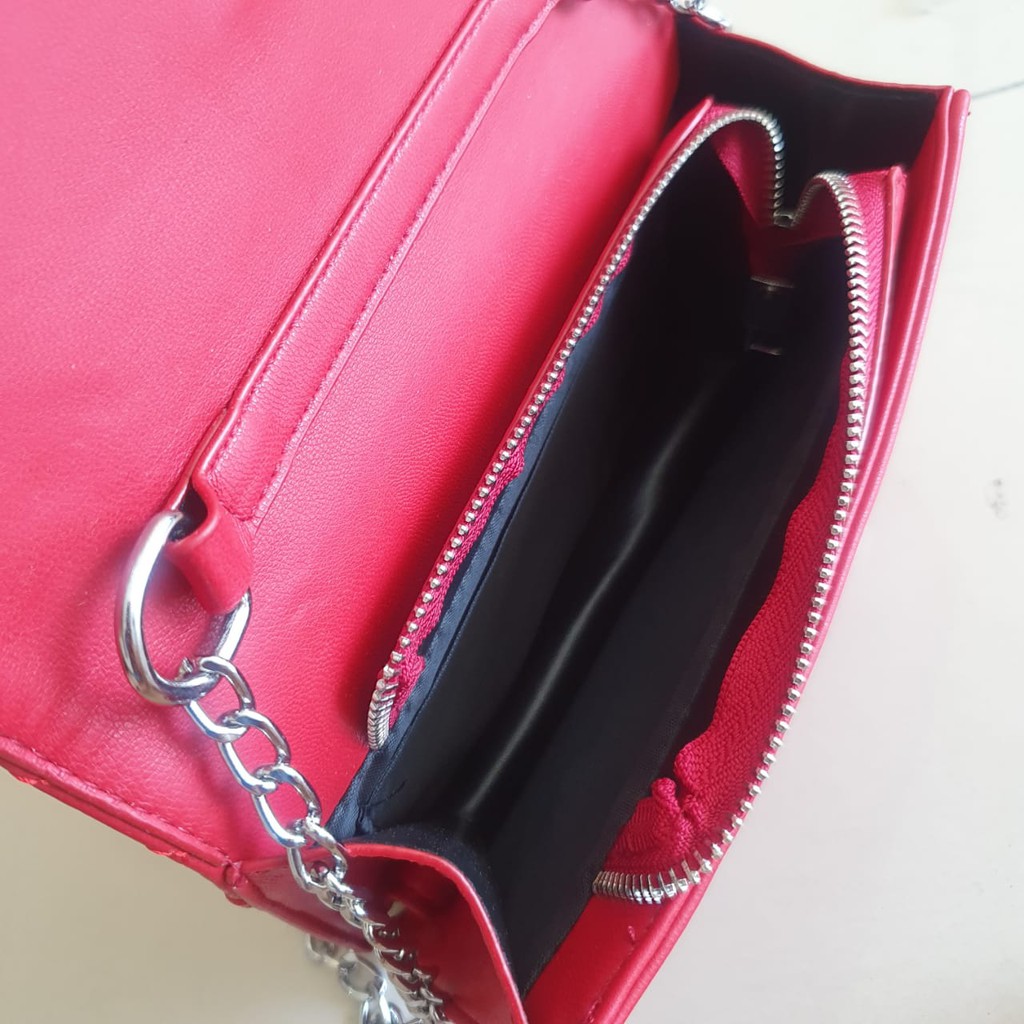 BJ42638 - BLACK/KHAKI/PINK/RED/WHITE - TAS SLEMPANG JINJING TOTEBAG HANDBAG IMPORT TERMURAH JAKARTA LT1591 BQ2638
