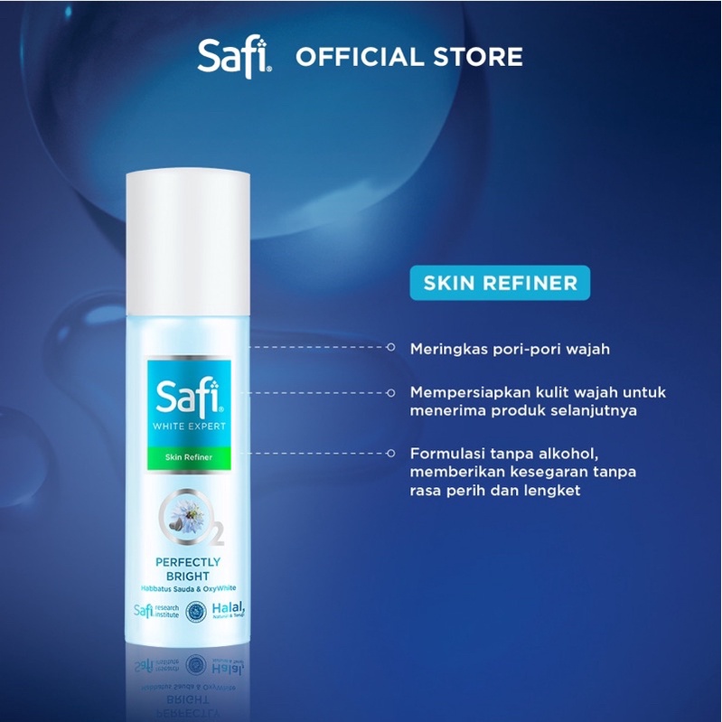 SAFI White Expert Series Indonesia / Cleanser Toner Essence Serum Cream Sunscreen Shampoo Hair Eye