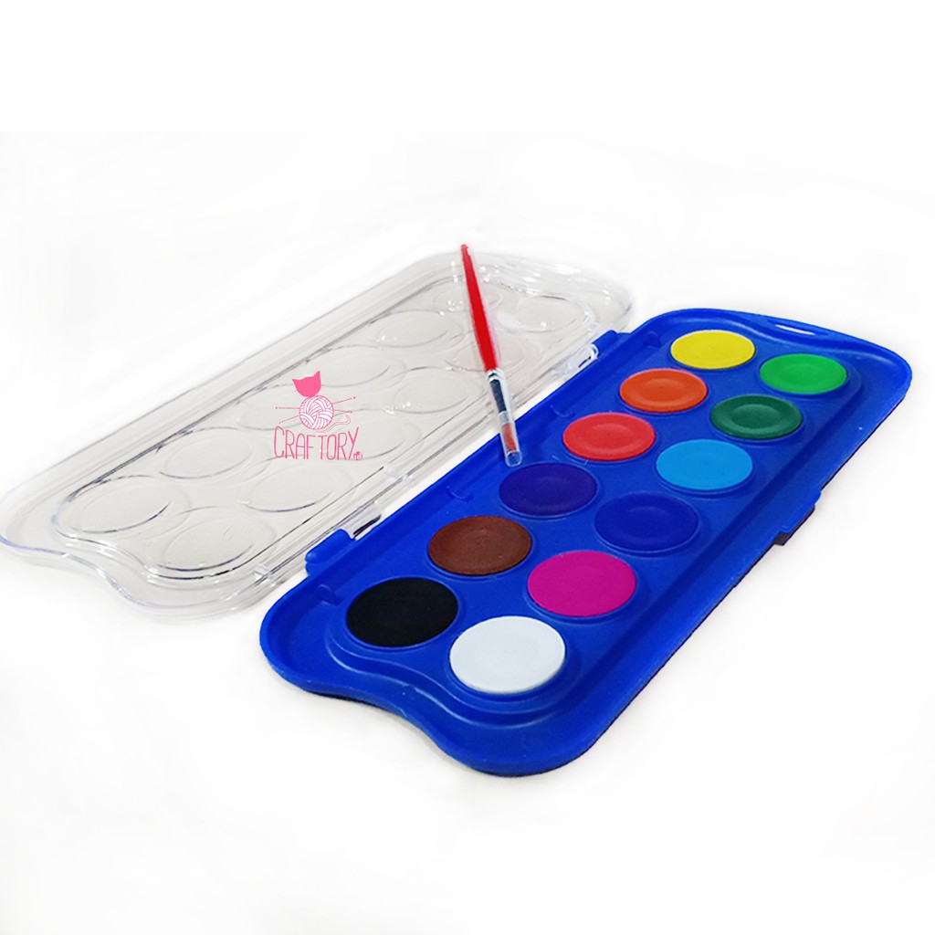 

Giotto Acquerelli Mini Watercolor WaterColour Cake Cat Air Pocket 12