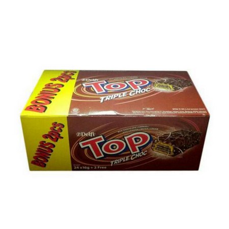 

Delfi Wafer Top Triple Choc 24 pcs x 9g + 2 free