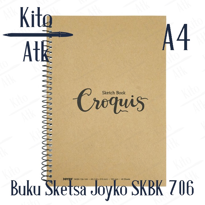 

Buku Sketsa Gambar Joyko A4 SKBK-706 / Sketchbook Buku Gambar A4 Ring