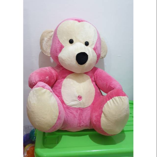 Boneka besar Monkey Udel warna Pink size XL, berat 1400gr