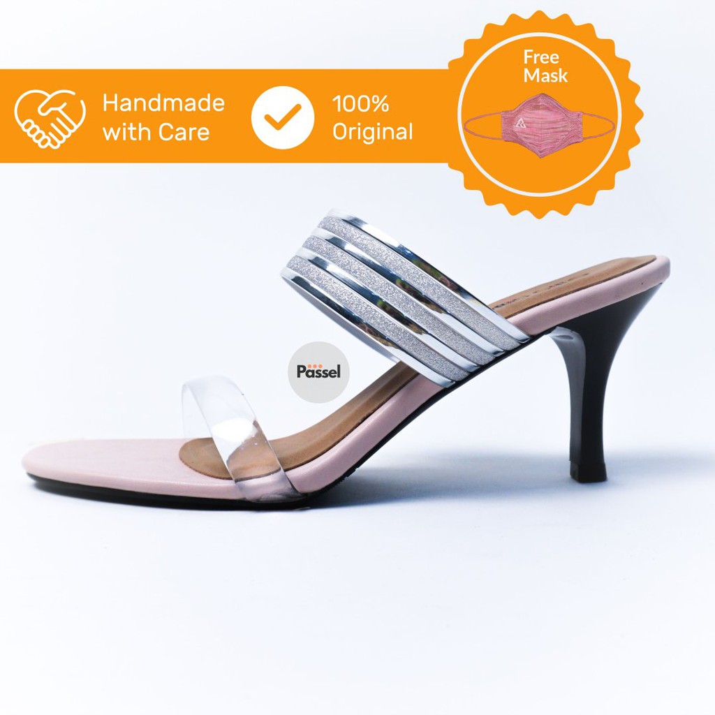 ELITS STILE Sandal Mules Heels 7 Cm Wanita