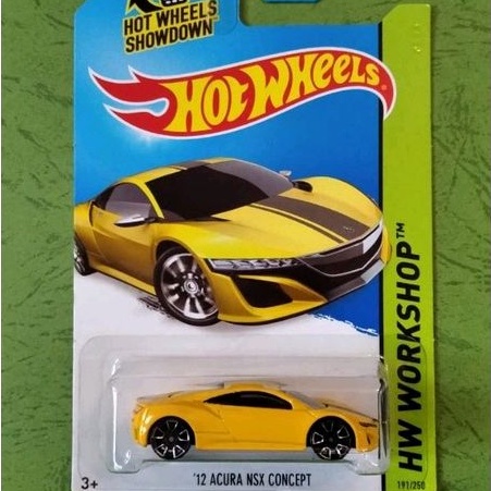 Hot Wheels 12 Acura NSX Concept