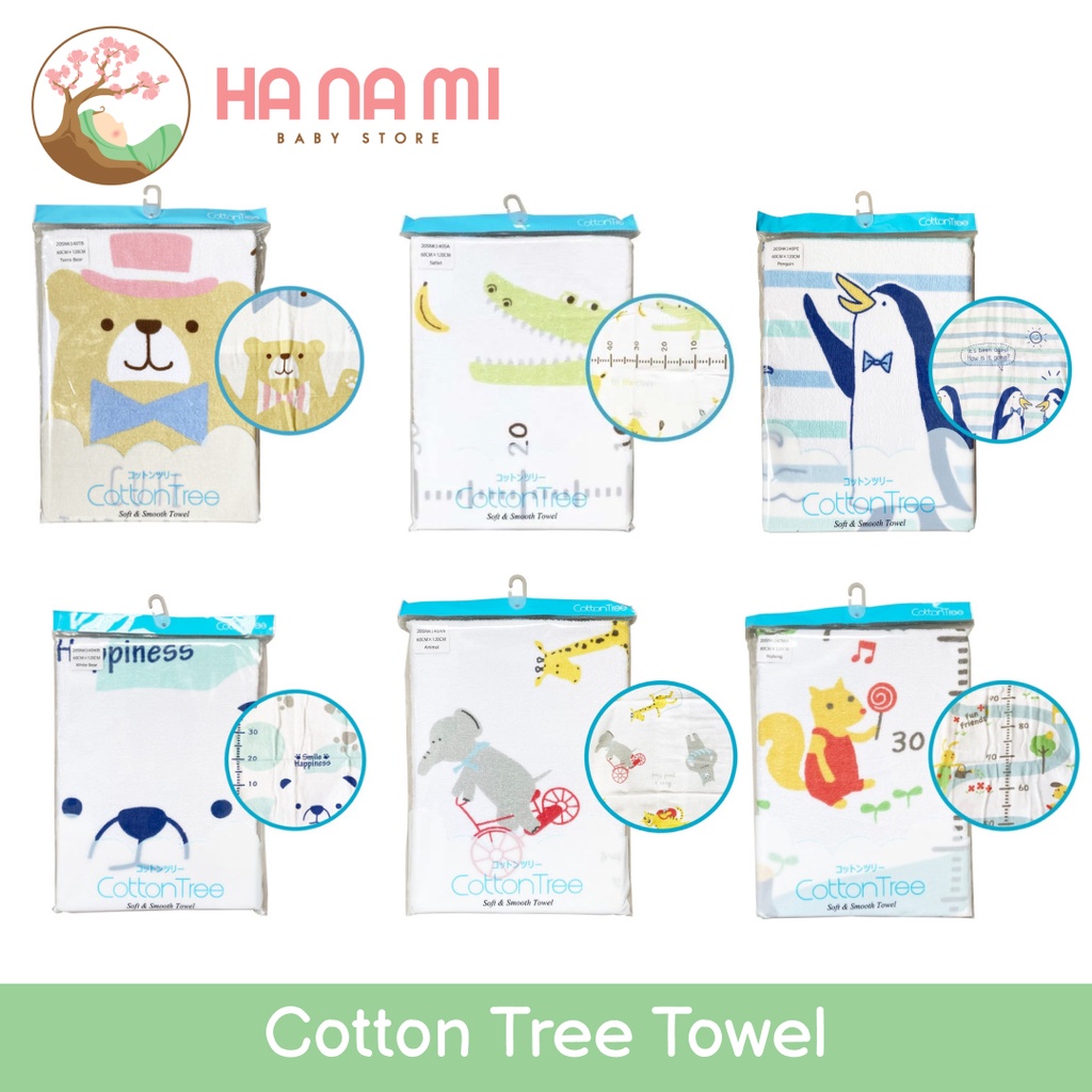 Cotton Tree Towel | Handuk Bayi Lembut