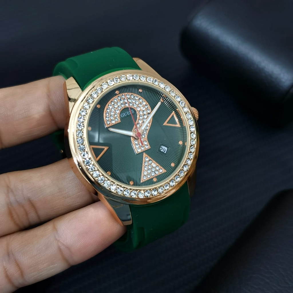 Grosiran Jam Tangan Wanita Psa S4 - 3585 Analog Tali Rubber Tanggal Aktif Original Garansi 6 Bulan Free Baterai Cadangan (COD)