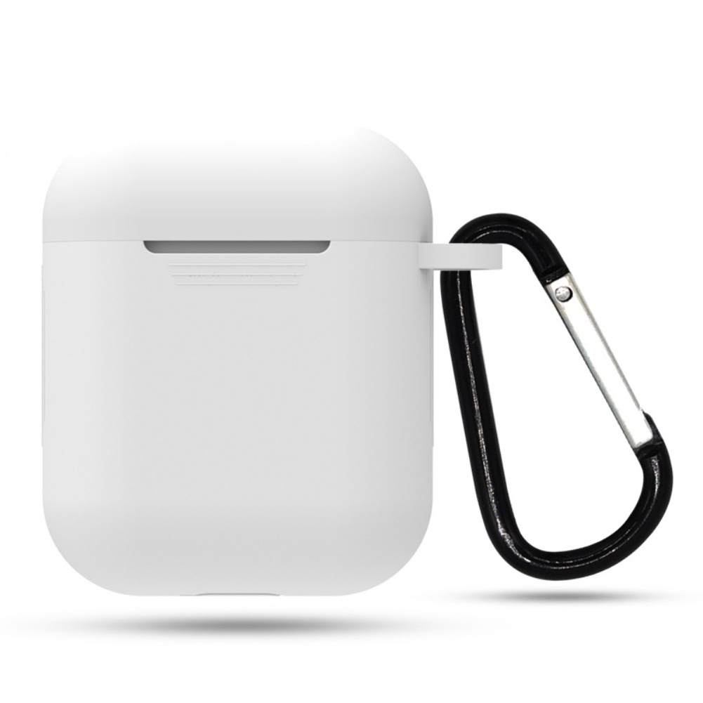 Case Earphone Bahan Silikon Dengan Carabiner Untuk I12/I9S/I11 Tws-Transparan