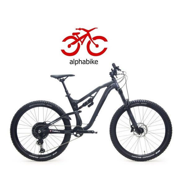 SEPEDA GUNUNG MTB 27.5 THRILL RICOCHET ELITE T140 12SP GREY BLACK
