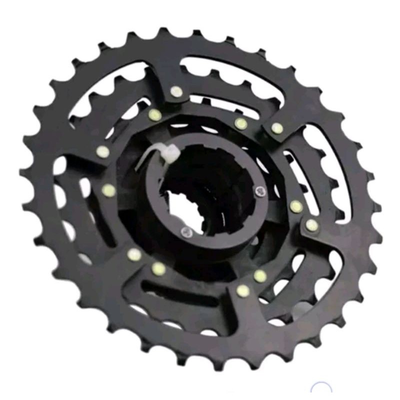 Sprocket Shimano HG200 7 Speed 12 - 32 T Model Cassete Slop Cassette Gear . Tourney 7sp 12t-32t ori