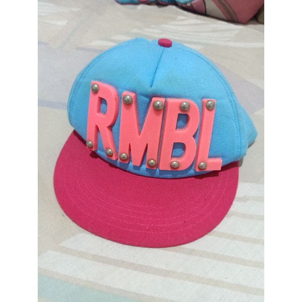 (Bisa COD) Topi wanita original snapback hip-hop RMBL Distro high quality