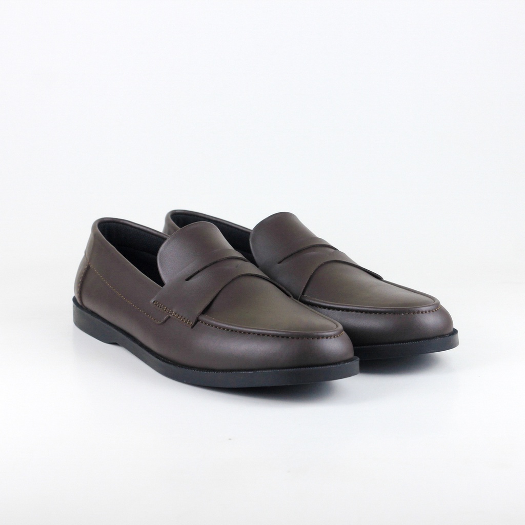 ELVRA - Sepatu Pria Sepatu Kasual Sepatu Casual Loafer - New Flow Brown BS