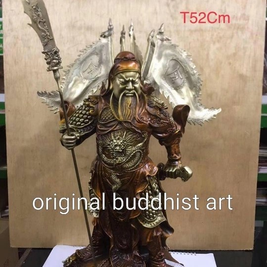 Buruan Beli - Patung Dewa Kwan Kong Kuningan 52Cm