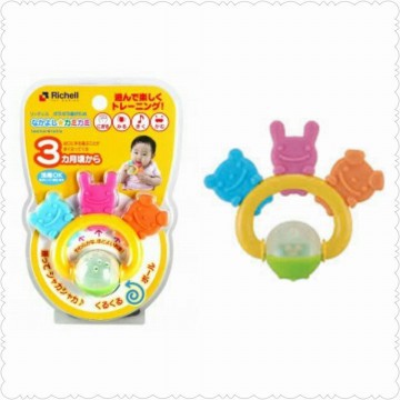 Richell Animal Teether - Animal Friends - Gigitan bayi