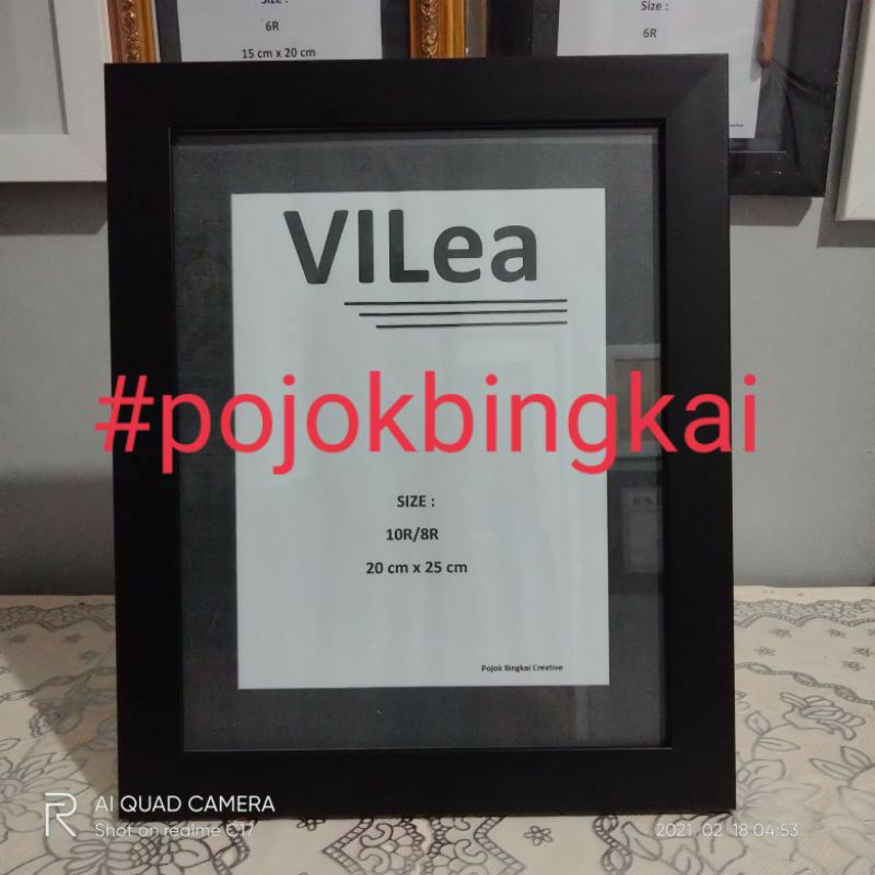 Bingkai Poto 10r Minimalis TANPA KACA 20*25 bingkai foto frame foto pass foto bingkai pajangan foto bingkai foto dinding