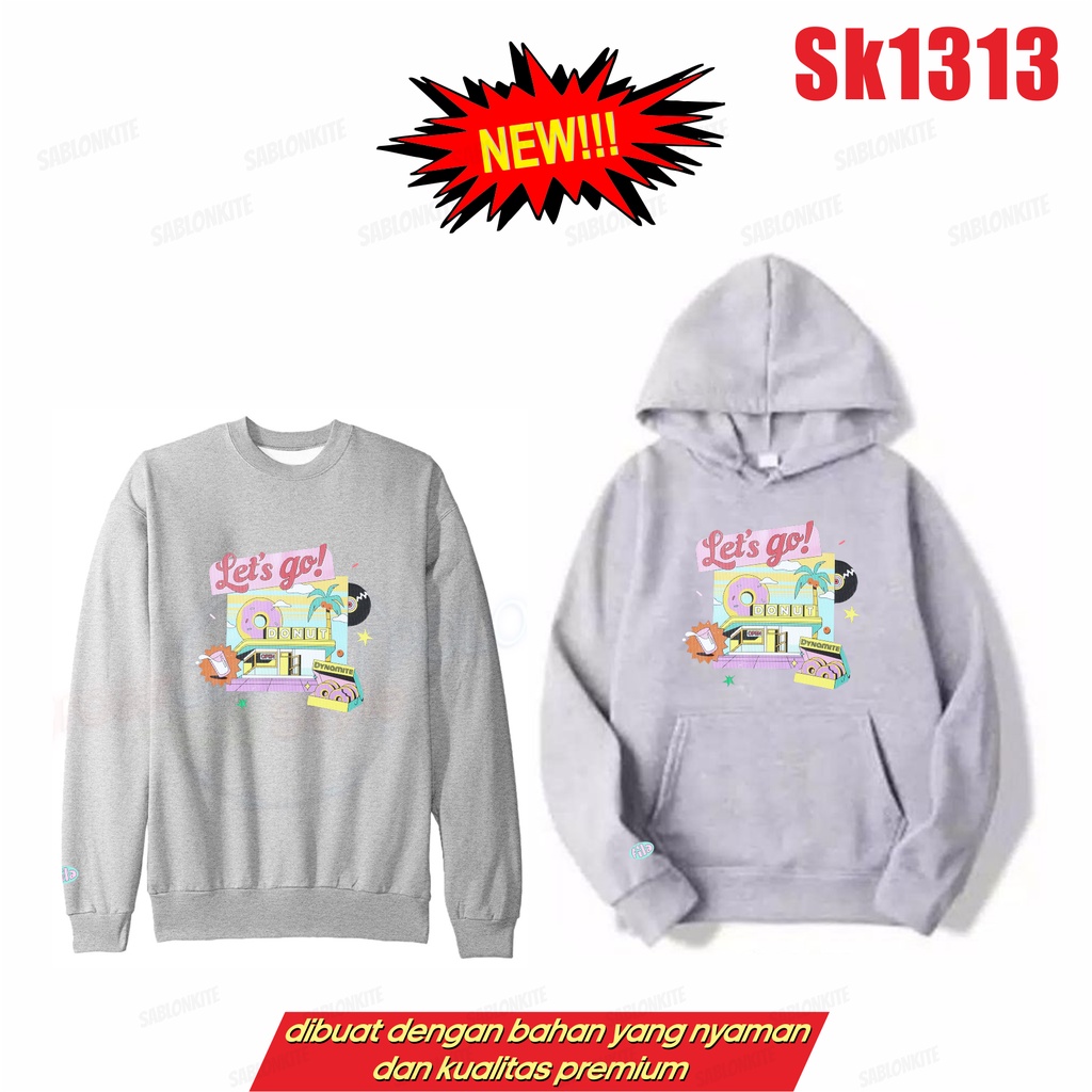 MURAH!!! SWEATER HOODIE TAEHYUNG V DYNAMITE SK1313 UNISEX FLEECE