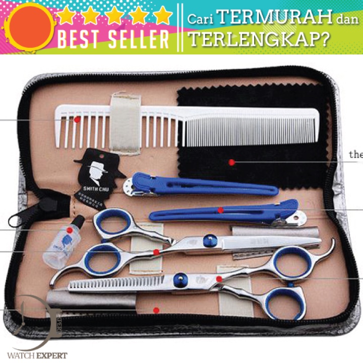 Bisa COD Set Gunting Rambut Salon Profesional Stainless Steel - Biutte.co BHT002