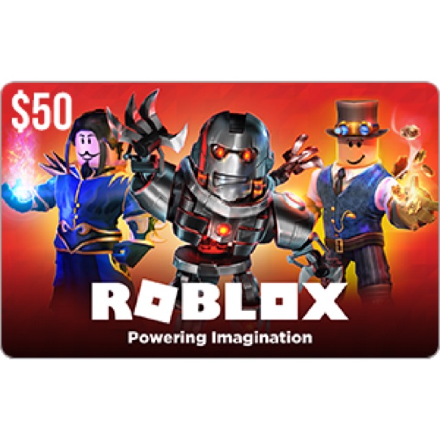 Roblox 50 Game Card 4500 Robux Shopee Indonesia - roblox card indonesia