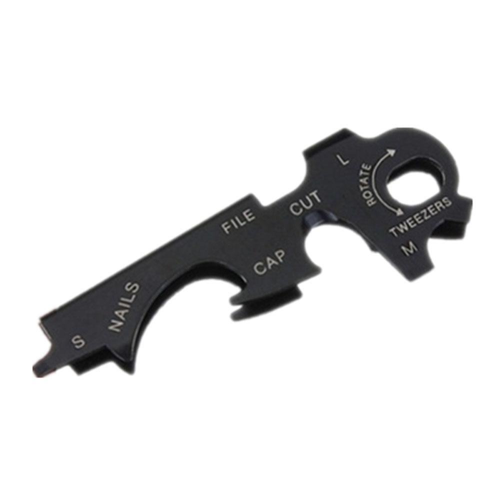 Lanfy Pocket Tool Gadget 8in1 Obeng Pinset Carabiner Gantungan Kunci Camping Outdoor