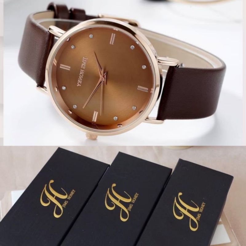 JAM TANGAN WANITA JIMS HONEY 8123 ORI QUARTZ WATCH ANTI AIR JIMSHONEY IMPORT FASHION CEWEK KOREA