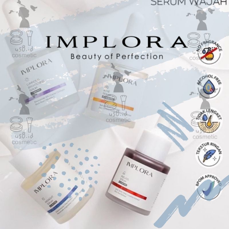 Implora Face Serum 20 ml - Luminous Brightening Serum/Acne