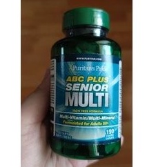 PURITAN'S PRIDE 120s ABC PLUS SENIOR MULTI VITAMIN
