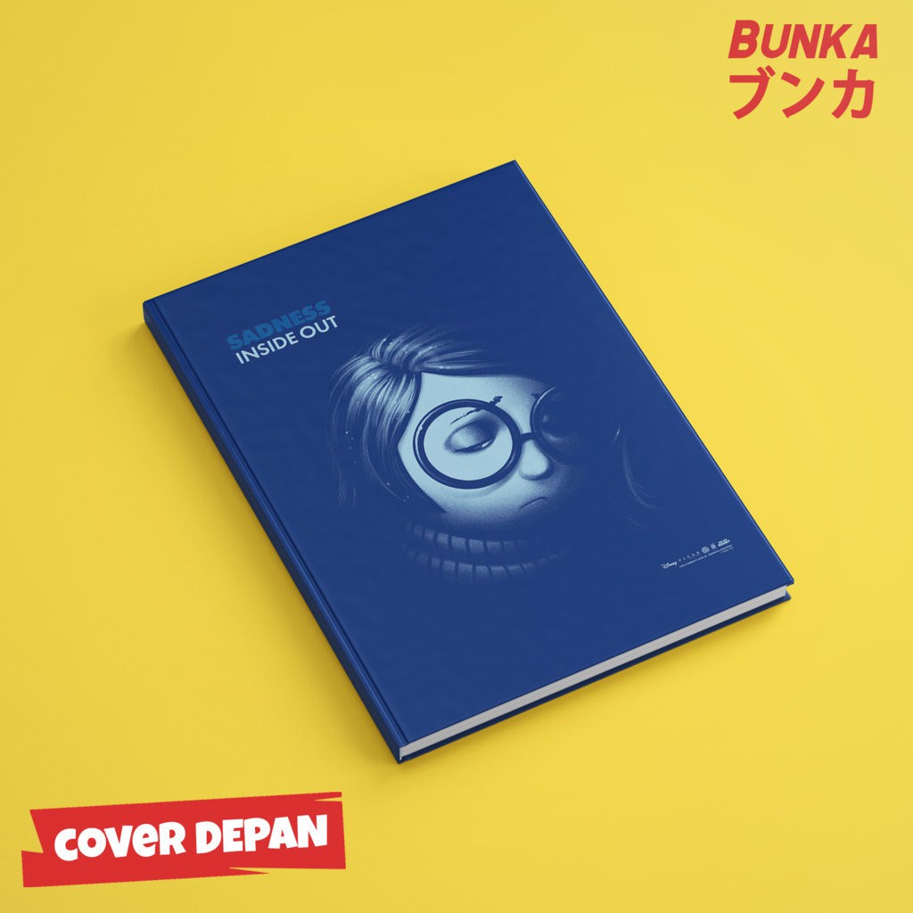 

Notebook Inside Out Sadness Hardcover A5 Buku Tulis Catatan Note Agenda Planner Jurnal