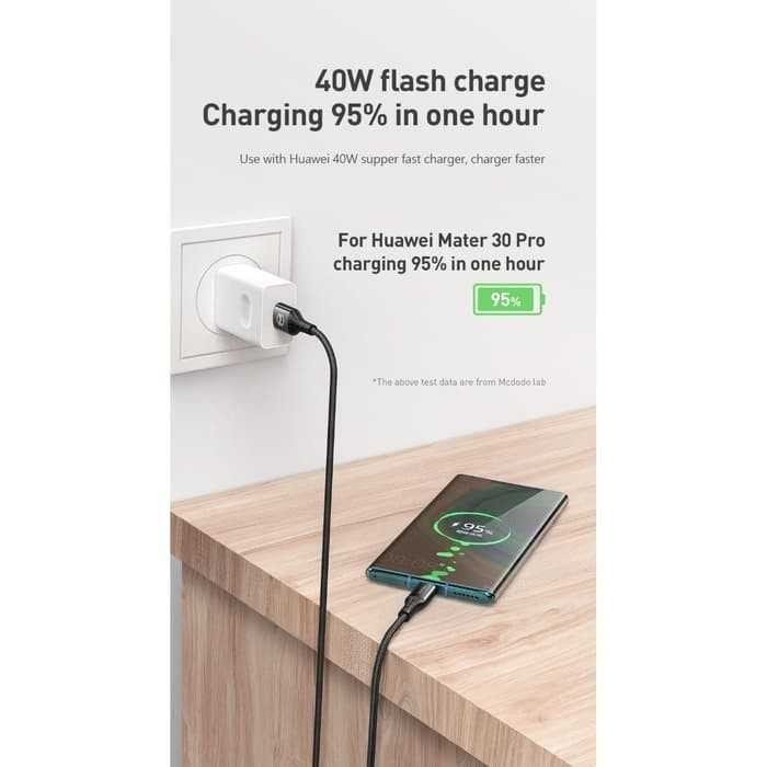 MCDODO CA-743 KABEL CHARGER USB TO TYPE C CABLE SUPER FAST CHARGING 5A XIAOMI SAMSUNG OPPO