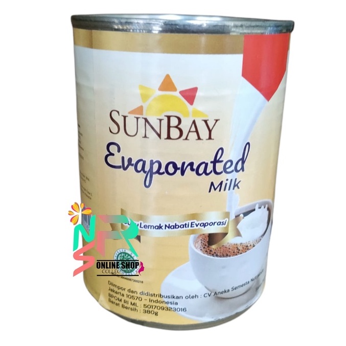 

SUSU EVAPORASI / EVAPORATED MILK SUNBAY/1pcs