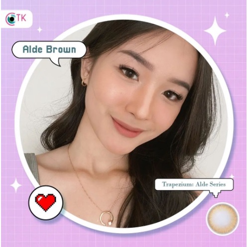 Softlens Trapezium CTK dia 14.5mm Betel Rigel Bella Gray Brown Blonde Onyx Smokey