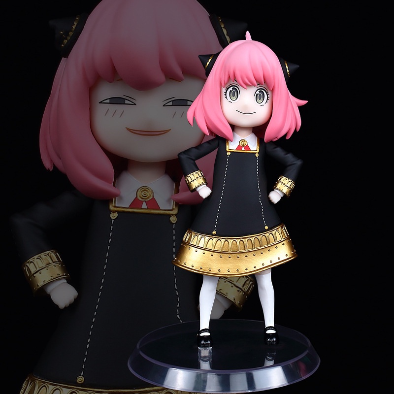 Mainan Action Figure Model Anime Spy X Family Anya Forger SpyFamily Berdiri Dan Duduk Untuk Hadiah Anak