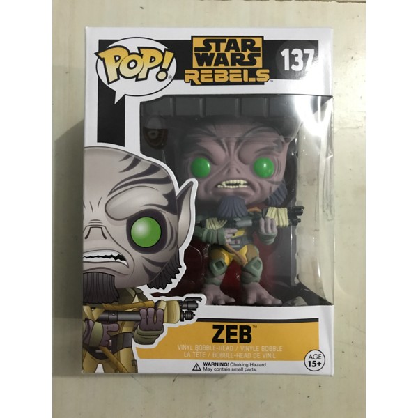 Funko POP Star Wars: Rebels - Zeb