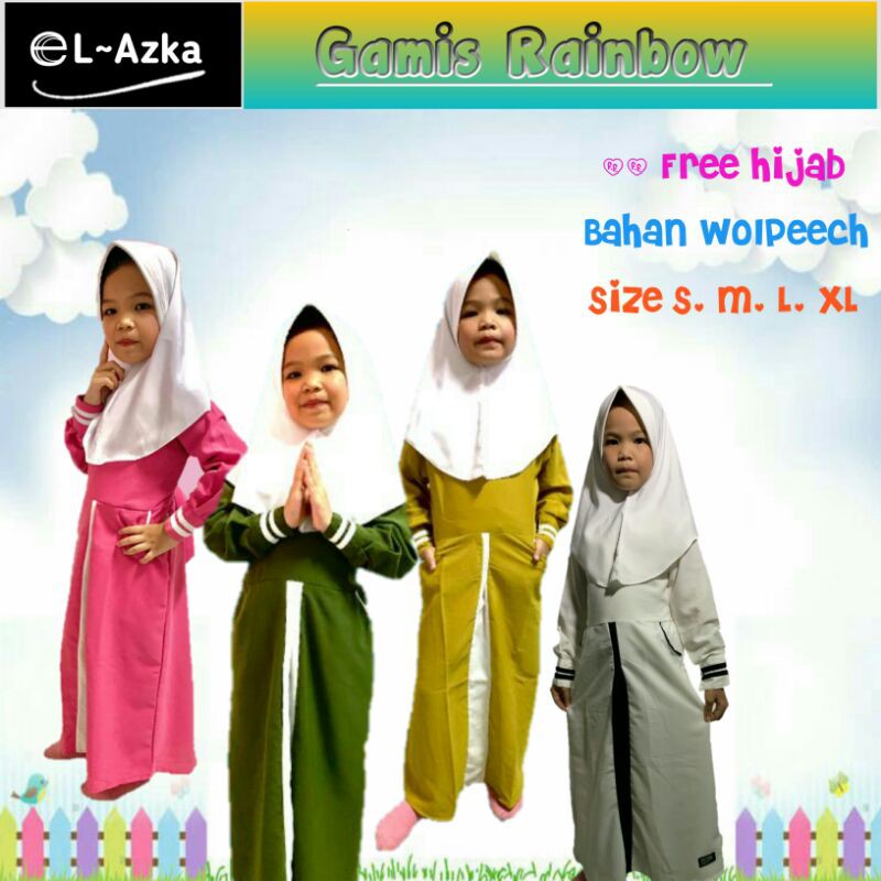 Gamis anak terbaru El-Azka Collection baju muslim anak terlaris 2020