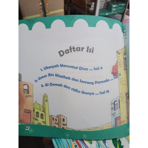 Buku Kisah Teladan Sahabat Nabi Tuntutan Qisas Pada Rasulullah SAW (19×19cm)