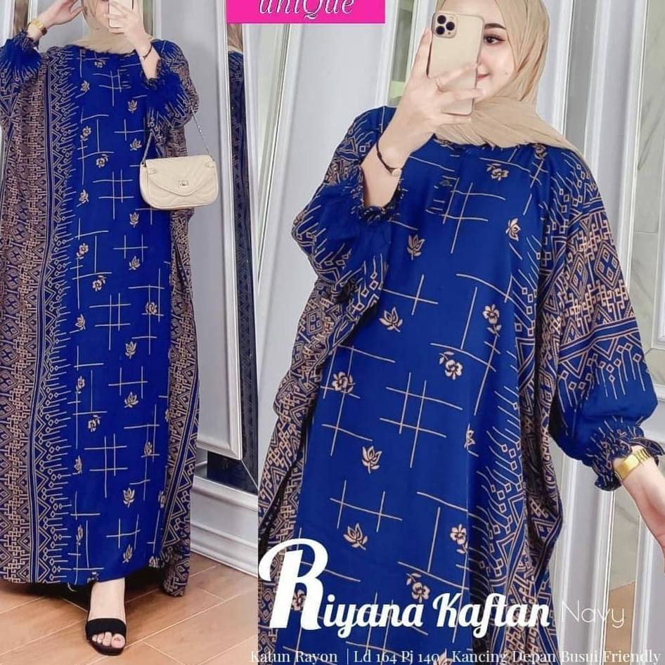 ➠ Gamis Jumbo kekinian / Gamis Riyana Kaftan / Gamis Kaftan Jumbo LD 140 ゎ