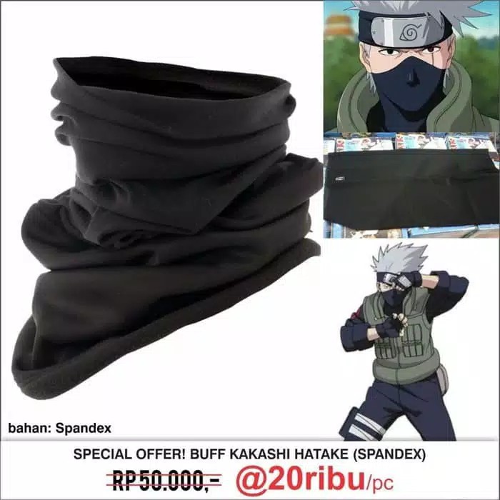 Buff masker/buff multifungsi/buff bandana/buff original/buff polos/buff grosir/buff anime kakashi