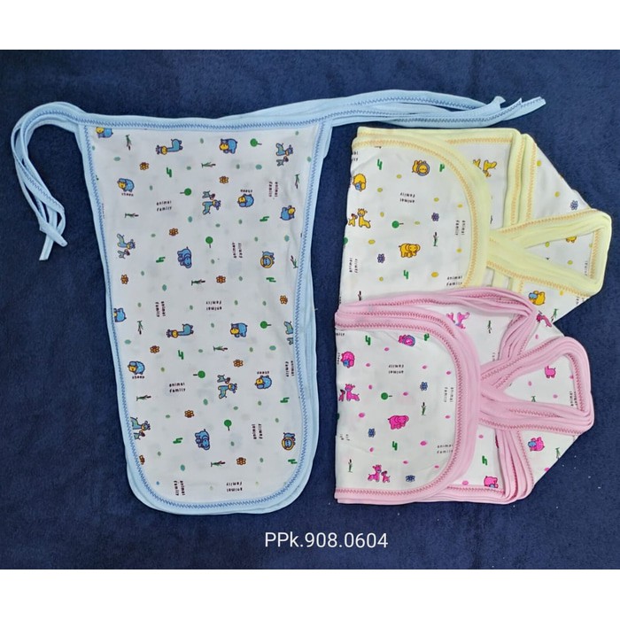 1 LUSIN Popok Kain Bayi Putih Grosir Isi 12 pcs / 12Pcs Popok Kain Motif Animal Giraffe  SNI