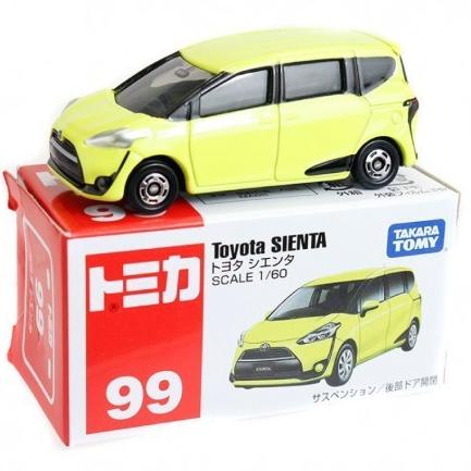 Tomica 99 Toyota Sienta Takara Tomy Diecast Mobil Mainan Anak