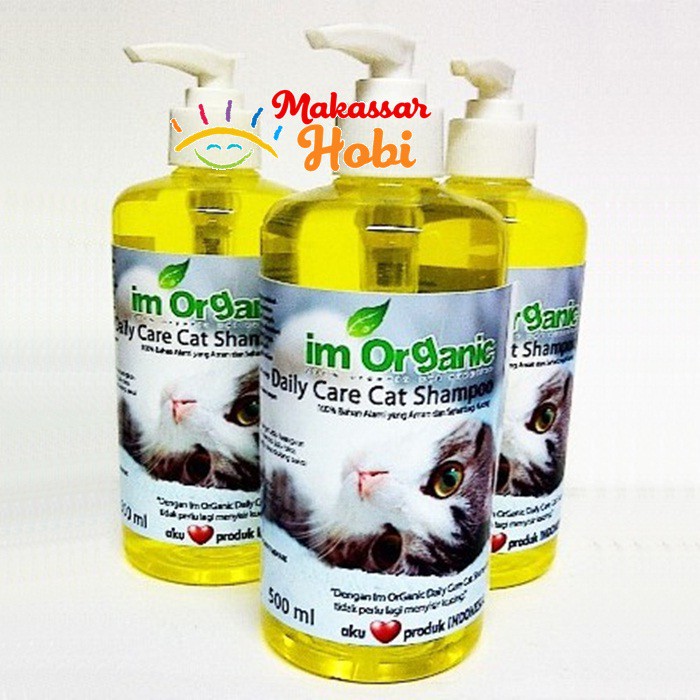 Shampo Kucing IM Organic Daily Care Cat Shampoo 500ml Sampo Organik