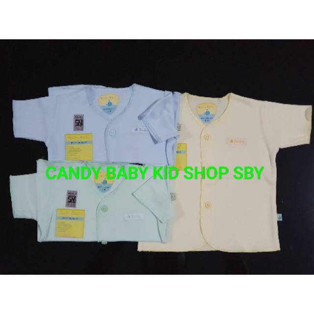 Baju Bayi Ruby Baby Kutungan Pendek Panjang Newborn 3 Warna Muda 3in1 Murah Halus Lembut