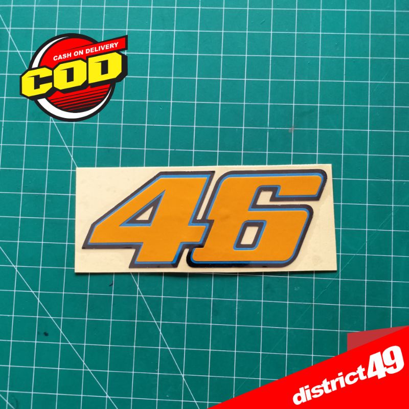Cutting sticker - Stiker cutting Valentino Rossi - Stiker Valentino Rossi - Stiker Motor Mobil dan H