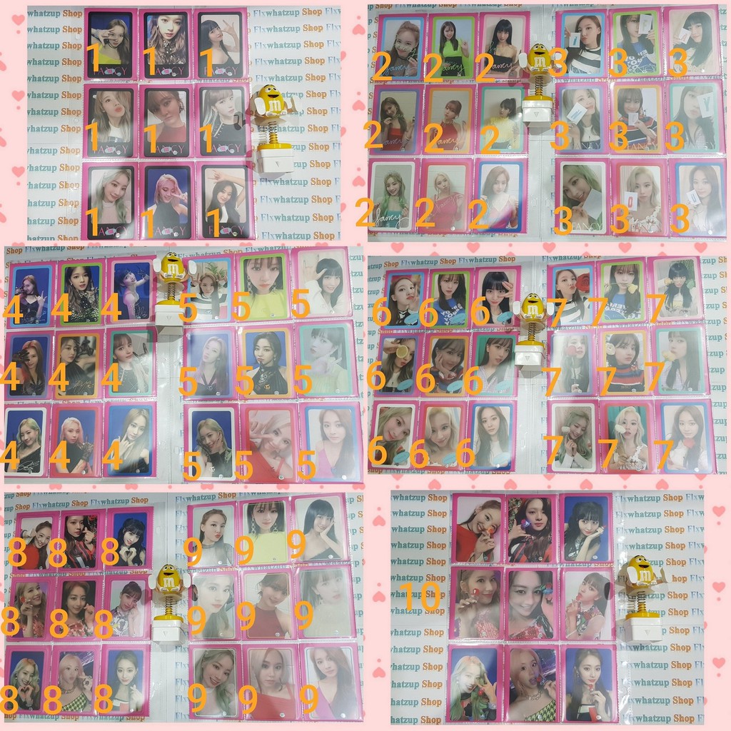 Twice Official Photocard (Fancy Complete 90 Cards) - Collection