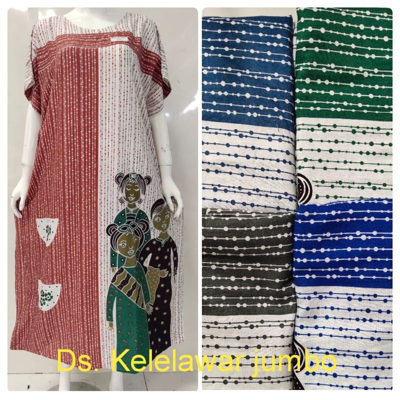 Daster HAP kelelawar jumbo bu tejo salur bulat