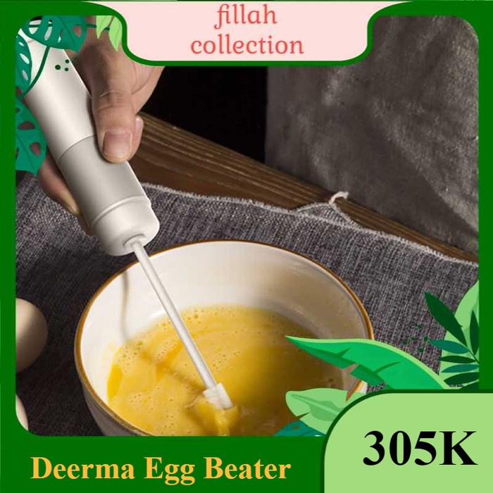 Xiaomi Deerma Egg Beater Mixer Telur Foamer Stirrer - JB01