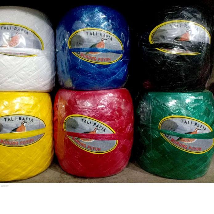 

【3.3 Promo >>】 Tali Rafia Cap Puyuh 1 Kg Warna Warni Merah Biru Hijau Hitam Putih Kuning 5.5 Fasion sale/STAR BRANDS/「5.5 F⚡ASH SALE」/〖5.5 Fasion sale〗/〖5.5 Fasion sale〗