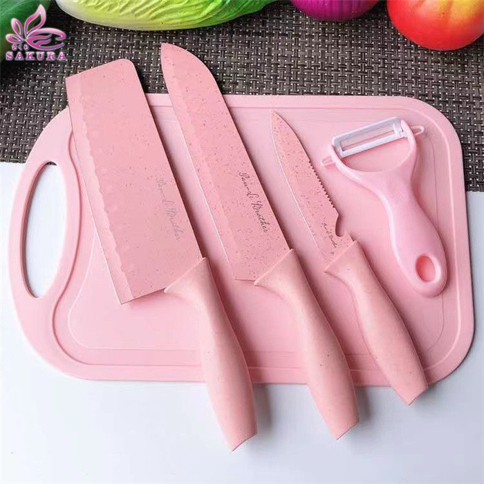 PISAU SET 7 IN 1 TALENAN /Poenscae KITCHEN KNIFE SET / Pisau Dapur Set