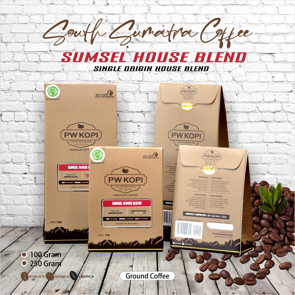 

KOPI SUMSEL HOUSE BLEND PW KOPI