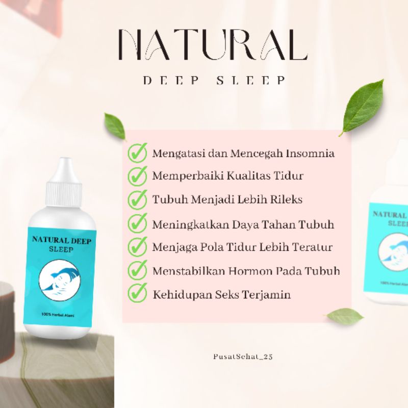 ⭐⭐⭐ NATURAL DEEP SLEEP ASLI 100% ORIGINAL