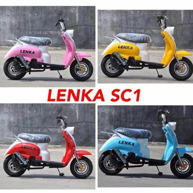 DIECAST MOTOR MINI LENKA SCOOPY 50CC MESIN 2TAK STOK TERBATAS