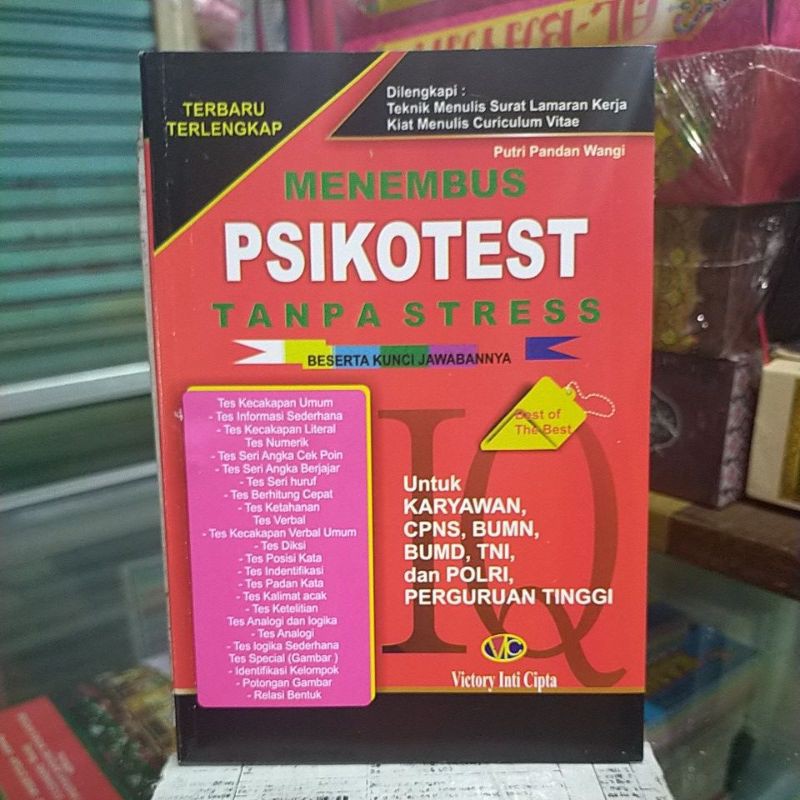 MENEMBUS PSIKOTES TANPA STRES Beserta Kunci jawaban.