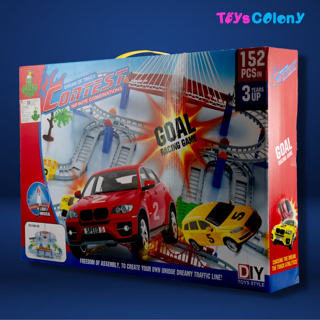 Dream Of Track Car Contest Play Set 152Pcs 899-56